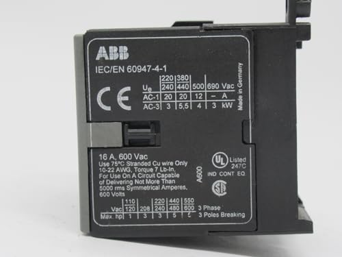 ABB BC7-30-10-01 MINI CONTR.W/24VDC COIL