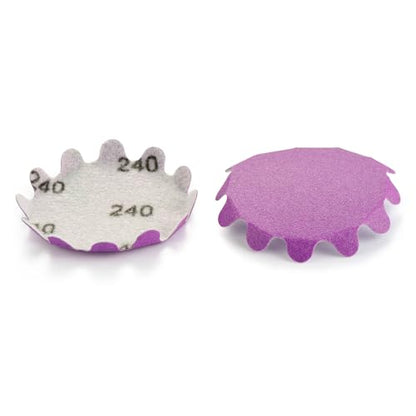 MAXMAN 2"Sanding Discs, 240 Grit Flex Edge Sandpaper, for Drill/Bowl Sander - style: 240 Grit