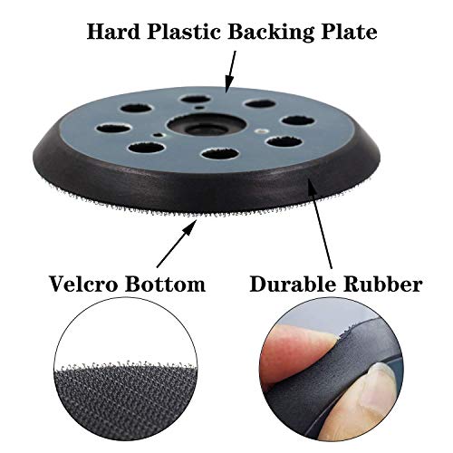 5 Inch Replacement Pad for Dewalt Random Orbit Sanders D26451 D26453 - color: 1 Pack