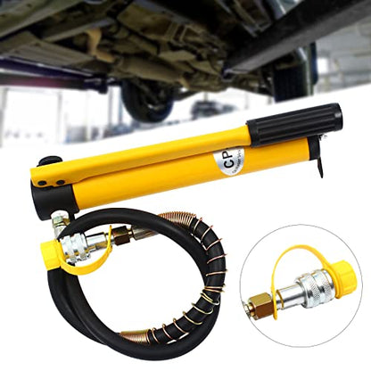 Hydraulic Hand Pump, 10 Ton High Pressure Hydraulic Hand Pump 10000 PSI Hydraulic Manual Pump, Hydraulic Hand Pump Manual Pump for Connecting Split Unit