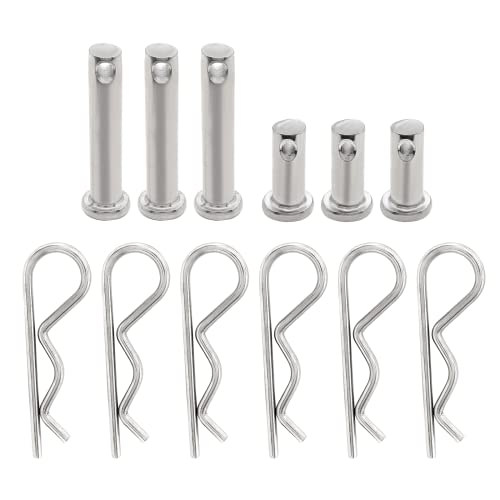 12Pcs 304 Stainless Steel M3 X 65 R Shape Cotter Pin