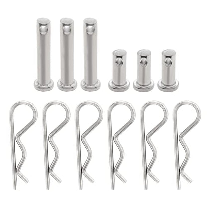 12Pcs 304 Stainless Steel M3 X 65 R Shape Cotter Pin