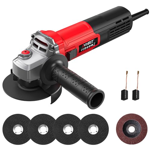 10 Amp Angle Grinder 4-1/2 inch, 1200W Power Grinder Tools