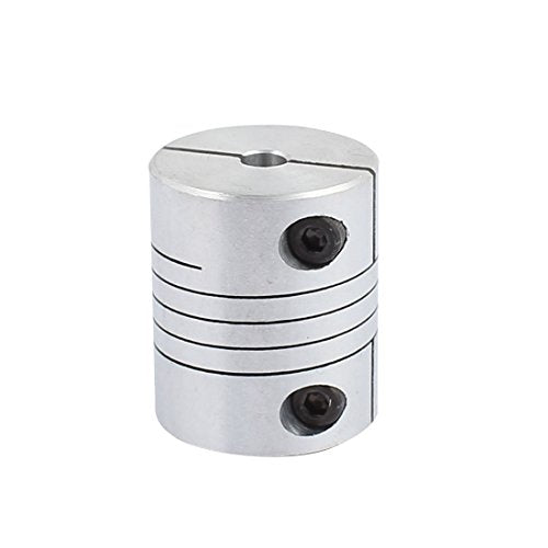 uxcell 5mm to 10mm Shaft Coupling 30mm Length 25mm Diameter Stepper Motor Coupler Aluminum Alloy Joint Connector for 3D Printer CNC Machine DIY Encoder - size: 5-10mm