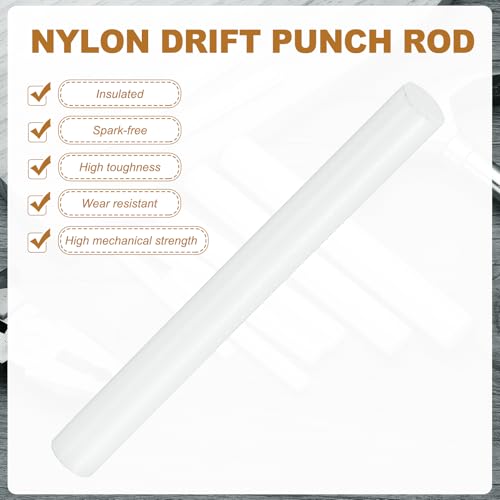 HARFINGTON 2pcs Nylon Drift Punch Rod 5/16" Dia Front Sight Drift Punch - size: 5/16"