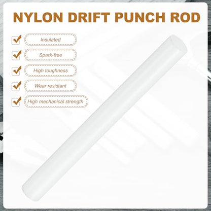 HARFINGTON 2pcs Nylon Drift Punch Rod 5/16" Dia Front Sight Drift Punch - size: 5/16"