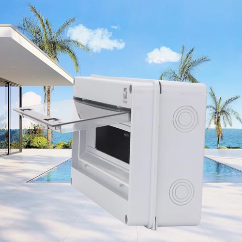 18 Way Circuit Breaker Box, IP65 Waterproof, for Indoor and Outdoor - style: 18 WAY-14.4*4.3*7.9Inch