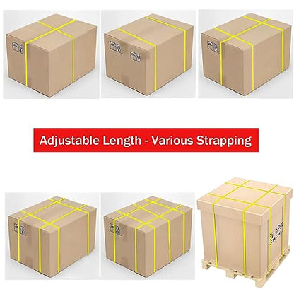 Banding Strapping Kit, Packaging Strapping Tool, Yellow - color: Yellow
