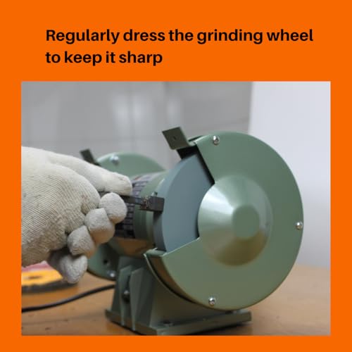 Bench Grinder Wheels 80 Grit 6 inch. Grinding Sharpening Carbide Tools