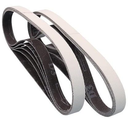 1/2 x 18 Inch Sanding Belts 5000 Grit, 10 Pack -Ultra Fine Pyramid Alumina Abrasive Belts for Air File Belt Sander, Auto Clear-Coat, Woodworking & Metal Finishing, 1/2x18 Inch Sander Belt - color: 5000 Grit (10 Pack)