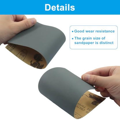 14 Pcs Sandpaper Assortment, 9x3.6 Inch