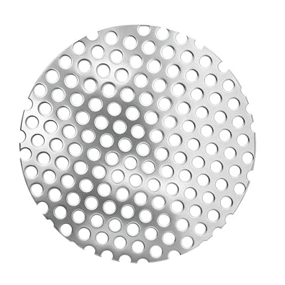 Perforated Stainless Steel Sheet, 0.2" Aperture (About 1/5",5mm), 304 Stainless Steel Mesh Panel, Flue Ventilation, Filtration, Speaker Grille(1Pcs 4'' Round) - color: 1Pcs 4'' Round