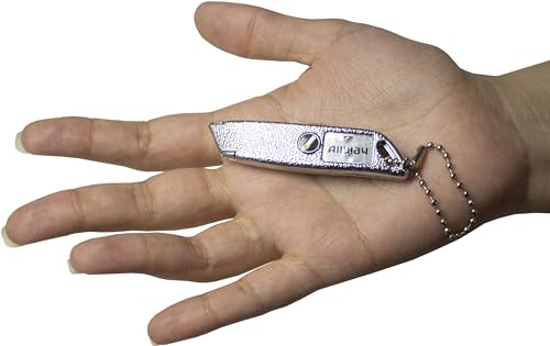 ALLWAY MK4 Chromed Die-Cast Retractable Micro Knife, 2-1/2"