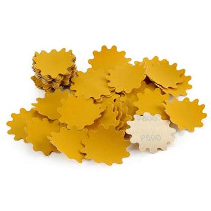 MAXMAN 2" Sanding Discs,600 Grit Alumina Orbital Sandpaper, Hook &Loop Pads - style: 600 Grit