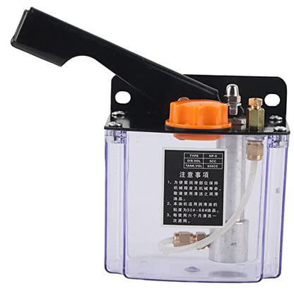 Oumefar Manual Lubricating Pump -5L 650CC Leak- lubricating Oil Pump for CNC Machine for Regular Lubrication of Cutting Machines