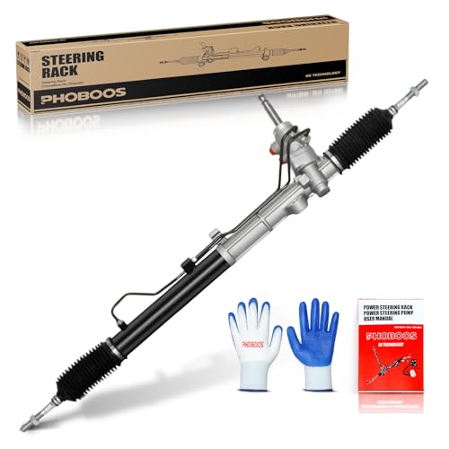 PHOBOOS Hydraulic Power Steering Rack and Pinion Assembly Compatible with Kia Forte 2010-2013, Forte5 2012-2013, Forte Koup 2010-2013, L4 2.0L, New Unit, Direct Fit, Ref.26-2449 - size: 26-2449