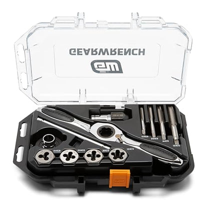 GEARWRENCH 13 Piece SAE Ratcheting Tap & Die Set | 82817 - style: 13 Piece SAE