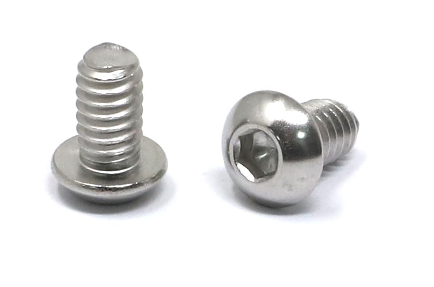 iexcell 50 Pcs 1/4-20 x 7/16" Stainless Steel 304 Hex Socket Button Head Cap Screws Bolts Kit - size: 1/4-20 x 7/16"