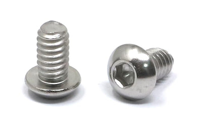 iexcell 50 Pcs 1/4-20 x 7/16" Stainless Steel 304 Hex Socket Button Head Cap Screws Bolts Kit - size: 1/4-20 x 7/16"