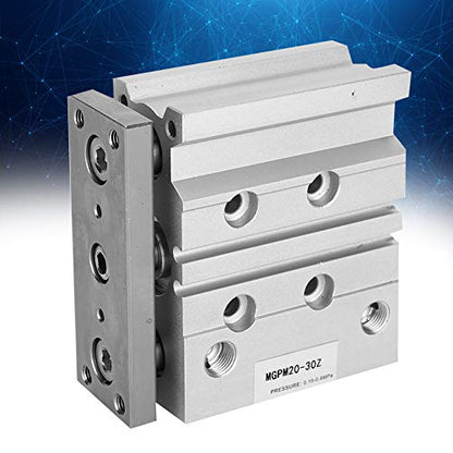 MGPM20X30 Double Acting Air Cylinder 20mm Bore 20-100mm Stroke Aluminum Pneumatic Cylinder