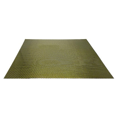 SpeedyFPV 500x400x0.3mm 3k Carbon Fiber/Aramid Combination Veneer Sheet Panel Gloss (Twill Weave)