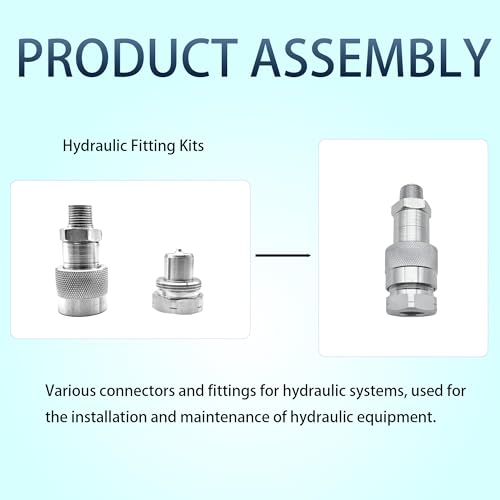 Black Hydraulic Hose Assembly with 3/8" Thread, Designed for High - Pressure Applications, Hydraulic Pressure Tested up to 10000 psi