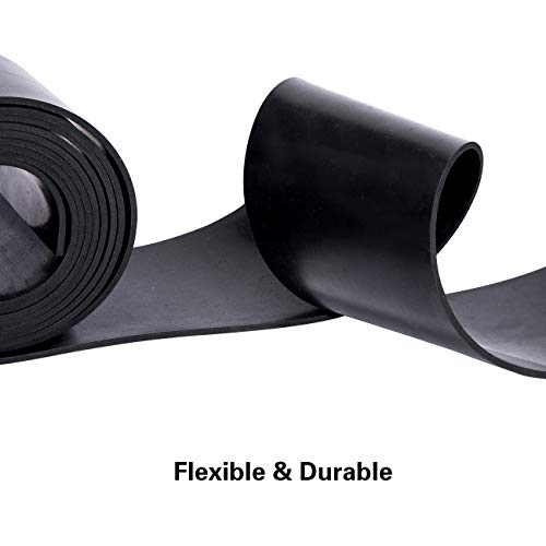 TORRAMI Neoprene Material Rubber Sheet Roll 1/8 (.125) inch T X 4 inch W X 10 Feet, DIY Gaskets for Sealing,Protection, Abrasion, Supports, Leveling, Bumpers - size: 4" Wide X 10' Long, style: 1/8 (.125)" Thick