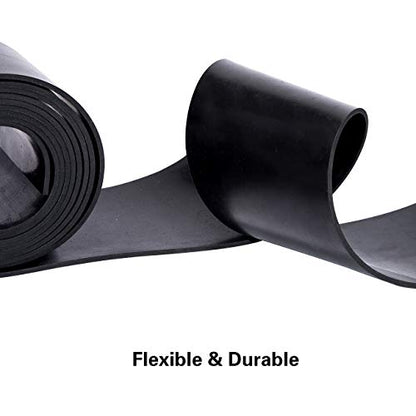 TORRAMI Neoprene Material Rubber Sheet Roll 1/8 (.125) inch T X 4 inch W X 10 Feet, DIY Gaskets for Sealing,Protection, Abrasion, Supports, Leveling, Bumpers - size: 4" Wide X 10' Long, style: 1/8 (.125)" Thick