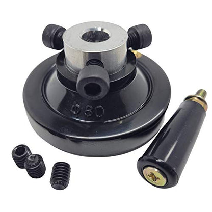 3.15" Ultimate Handwheel Fits 1/2" Shaft or Smaller - Table Saw & More - size: 3.15" X 1/2"