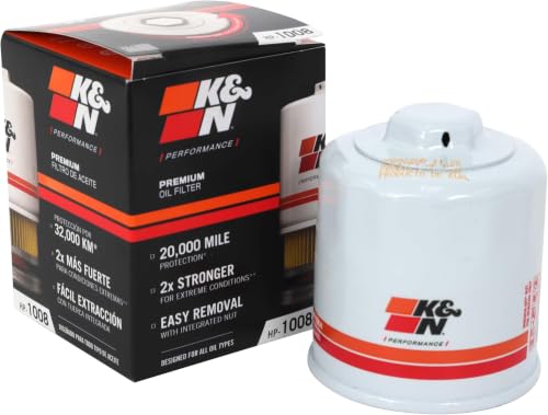 K&N Premium Oil Filter: 20,000 Mile Engine Protection with Wrench Off Nut: Compatible with Select 1990-2023 INFINITI/MAZDA/NISSAN/SUBARU Vehicle Models HP-1008 (Pack of 12) - size: Oil Filter-12 Pack
