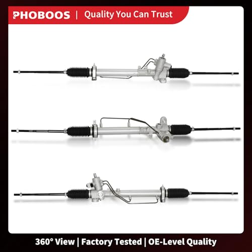 PHOBOOS Hydraulic Power Steering Rack and Pinion Fit for Volkswagen - size: 26-1815