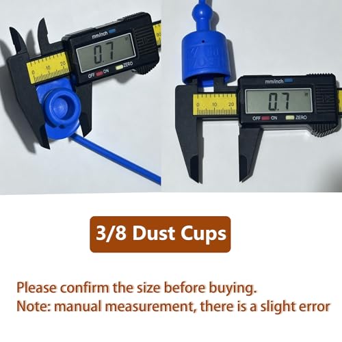 3/8" Hydraulic Fitting Caps and Plugs 8PCS Hydraulic Dust Caps - size: 3/8