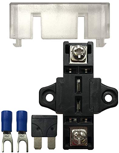 Stack-able Add-on In-line Fuse Holder Panel & Distribution Block for ATO/ATC & ATM/MIN Blade Fuses - Automotive Marine Car Boat RV (3)