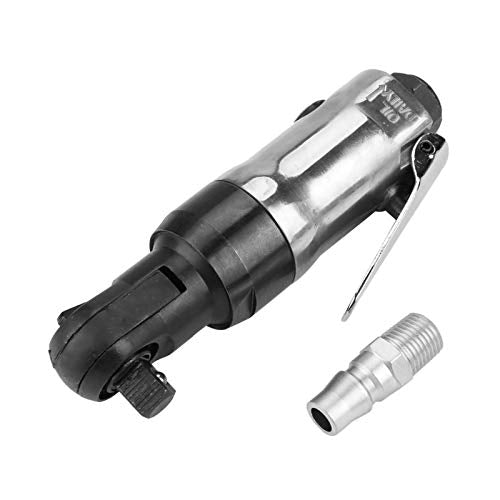 Mini Air Powered Ratchet Wrench, Drive Straight Shank Pneumatic Air Ratchet Wrench Professional Tool(1/4")