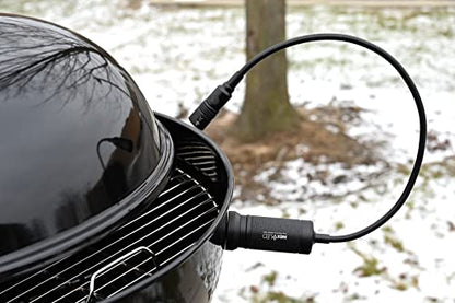 NextLED NT-7647-F Magnetic BBQ Grilling Light for Outdoor Grill, Warm Natural Lighting Shows True Color of Your Food, 18-Inch Flexible Gooseneck, Heat & Weather Resistant, IP-54, Gift for Dad
