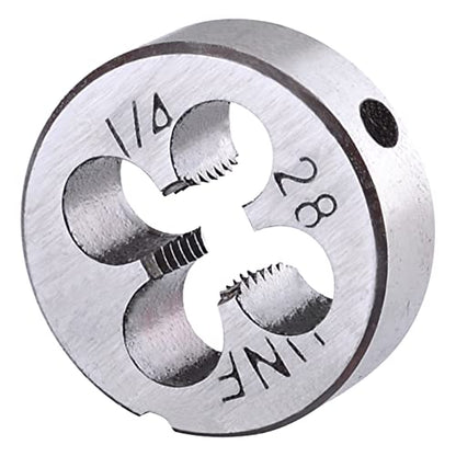 Burkit 1/4"-28 UNF Round Threading Die Right Hand - size: 1/4-28 UNF