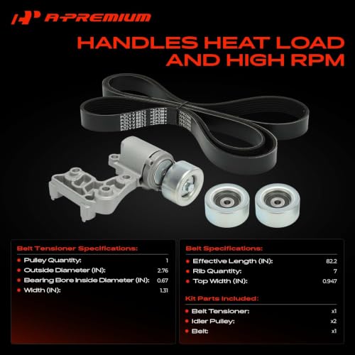 A-Premium Engine Serpentine Belt Drive Kit
