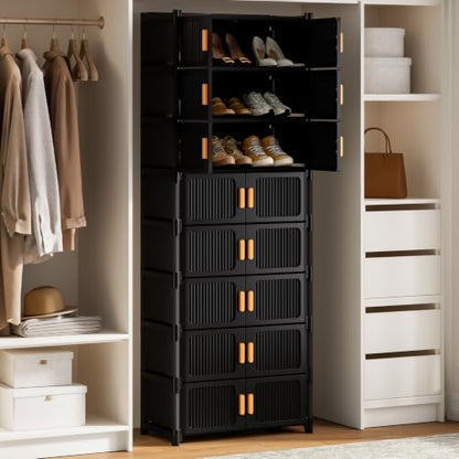 9-Tier Shoe Cabinet, 36-Pair Storage for Entryway - size: 9-Tier