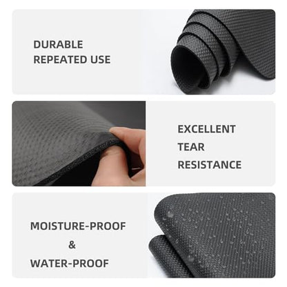 Bike Mat,Treadmill Mat,Compatible for Elliptical,Exercise Bikes, Stationary Cycles,Spin Bike,Under Exercise Bike Trainer Pad for Indoor Stationary Gym Fitness Equipment Hardwood Floor Protector - size: 71" x 30"