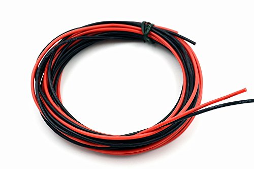 TUOFENG 20 AWG Silicone Wire Kit - 20ft - size: 20 awg 2 colors each 10ft