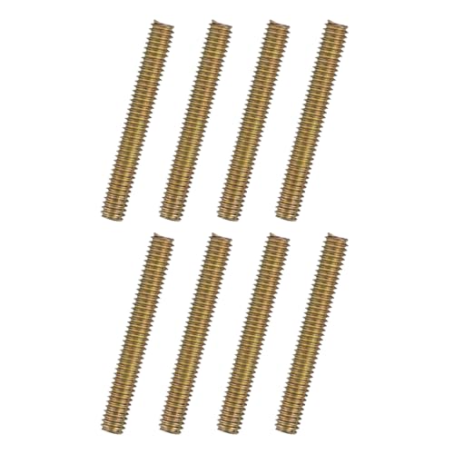 uxcell 8pcs Fully Threaded Rods 5/16x2-1/4 All Thread Studs Long Threaded Screw Carbon Steel for Furniture Garden Railing Mounting Assembly Fastening Frame Connection Colorful Zinc - size: 5/16x2-1/4"