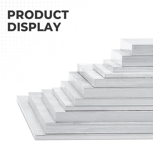 6061 Aluminum Flat Bar, 1/4" x 3.15" x 12" Rectangle Aluminum Bar Stock, T6511 Solid Mill Stock for Industrial Building, DIY Projects, Metal Crafting and Fabrication（4 Pcs ） - size: 1/4" x 3.12" x 12"