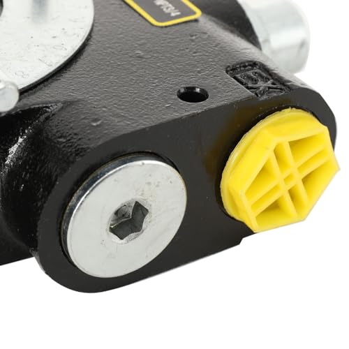 Hydraulic Adjustable Variable Flow Control Valve w/Relief, 0-30 GPM, 3/4” NPT Port Size,500-3000 PSI Pressure Relief Valve Adjustment Range, 30.38Gal/min