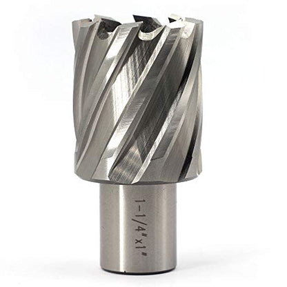 Annular Cutter JESTUOUS 3/4 Inch Weldon Shank 1-1/4 Cutting Diameter