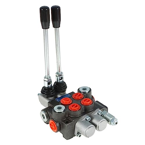 findmall 2 Spool Hydraulic Directional Control Valve 11GPM 3625PSI - size: 11 GPM, style: 2 Spool