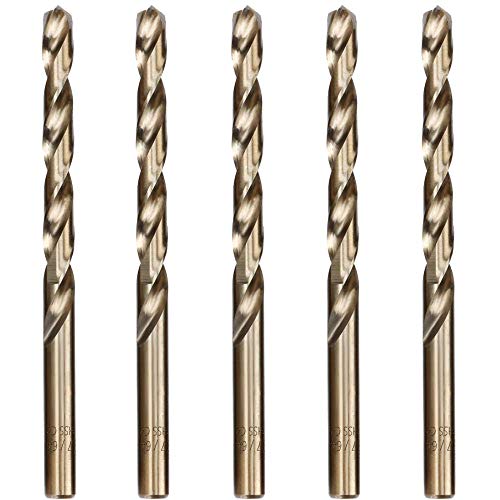 5-Piece 17/64" M35 Cobalt Drill Bit Set for Stainless & Cast Iron - style: 17/64"(5pcs)