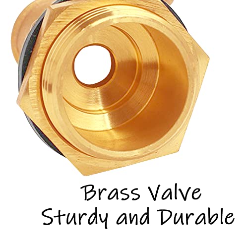 Uenede Float Ball Valve DN20 3/4" Male Thread with NPT Adapter - size: 3/4"-1PCS