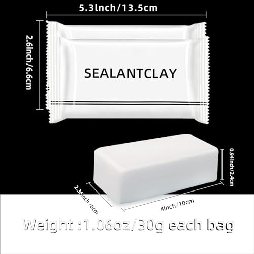 10Pack Waterproof Duct Seal Clay for Wall Hole Repair Quick Mending Putty - - size: new 10 pieces of clay