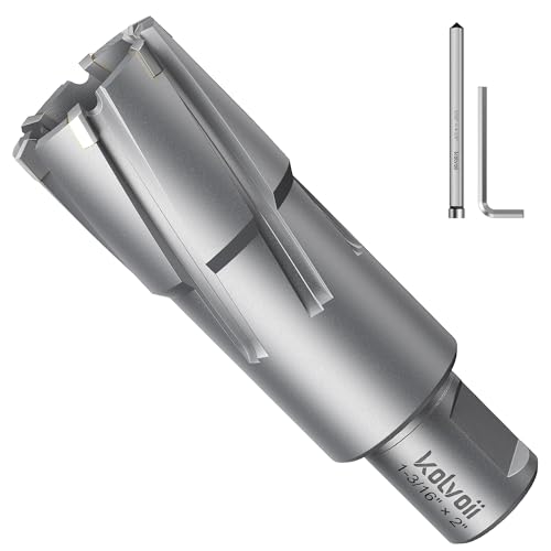 Kolvoii TCT Annular Cutter 1‑3/16" Diameter x 2" Depth, Mag Drill Bit - size: 1-3/16" x 2"