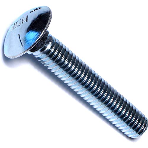 Hard-to-Find Fastener 014973453251 Carriage Bolt Grade 5, 7/16-14 x 2-1/2, Piece-6 - size: 7/16-14 x 2-1/2"